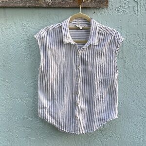 Black striped Lucky Brand top